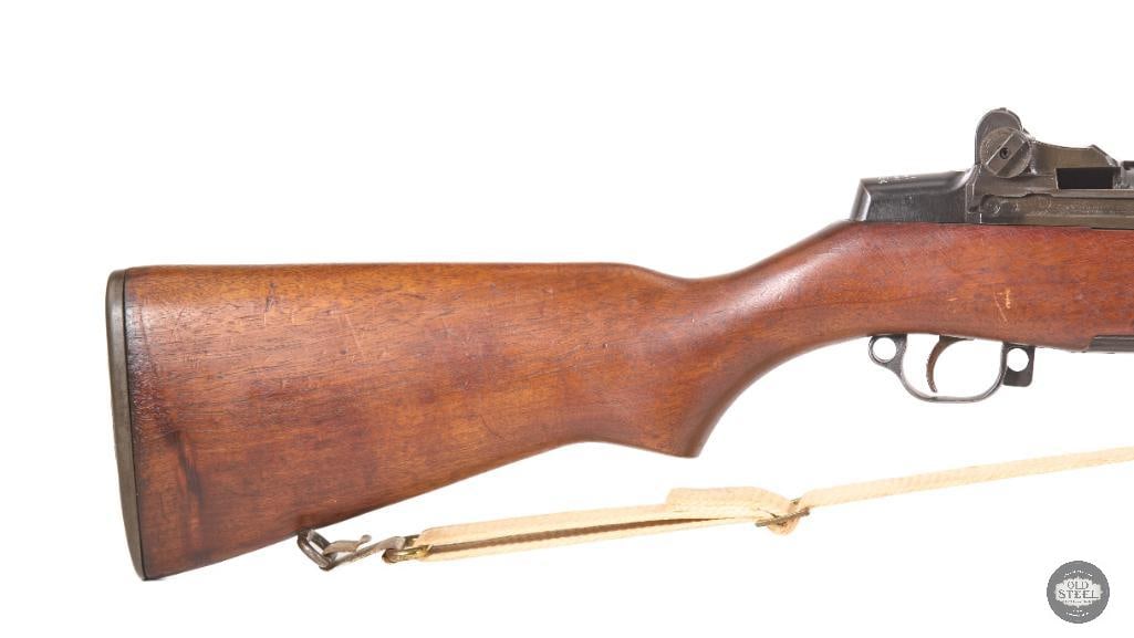 WWII Winchester M1 Garand Rifle 1943 Production w/ WRA GHD Cartouche, Lockbar Sights & Sling - 2