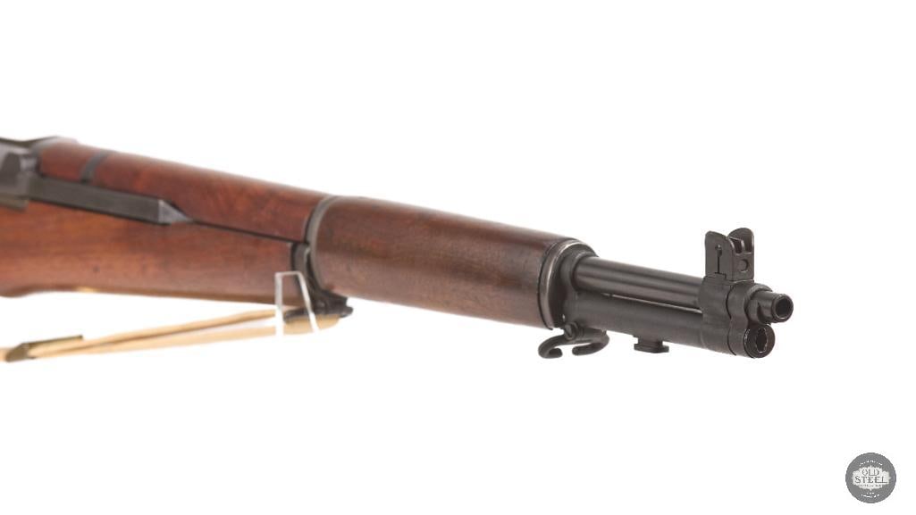 WWII Winchester M1 Garand Rifle 1943 Production w/ WRA GHD Cartouche, Lockbar Sights & Sling - 5