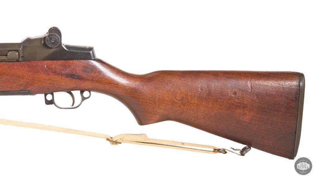 WWII Winchester M1 Garand Rifle 1943 Production w/ WRA GHD Cartouche, Lockbar Sights & Sling - 8