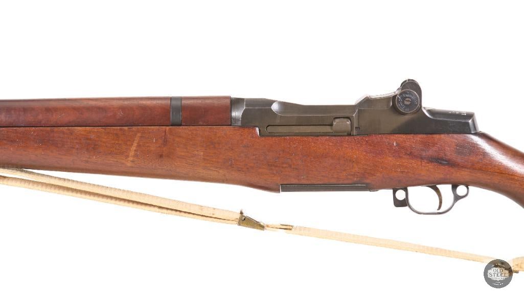WWII Winchester M1 Garand Rifle 1943 Production w/ WRA GHD Cartouche, Lockbar Sights & Sling - 9