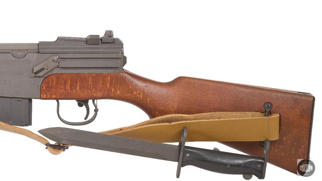 MAS 49-56 French Military Rifle 7.5x54mm with Bayonet and Grenade Sight - 5