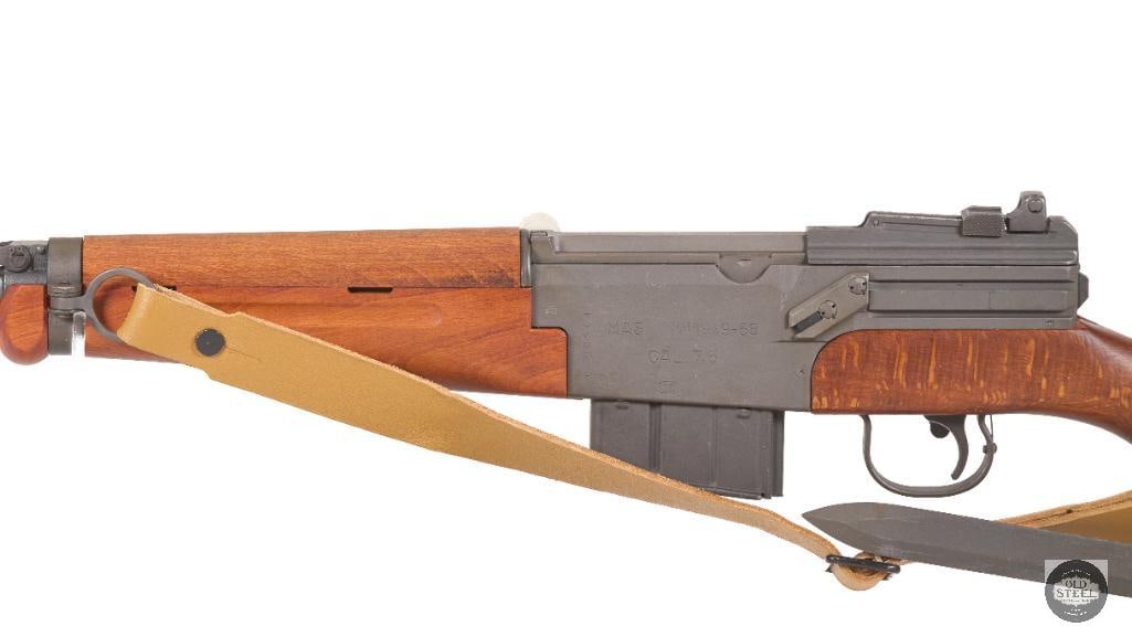 MAS 49-56 French Military Rifle 7.5x54mm with Bayonet and Grenade Sight - 8