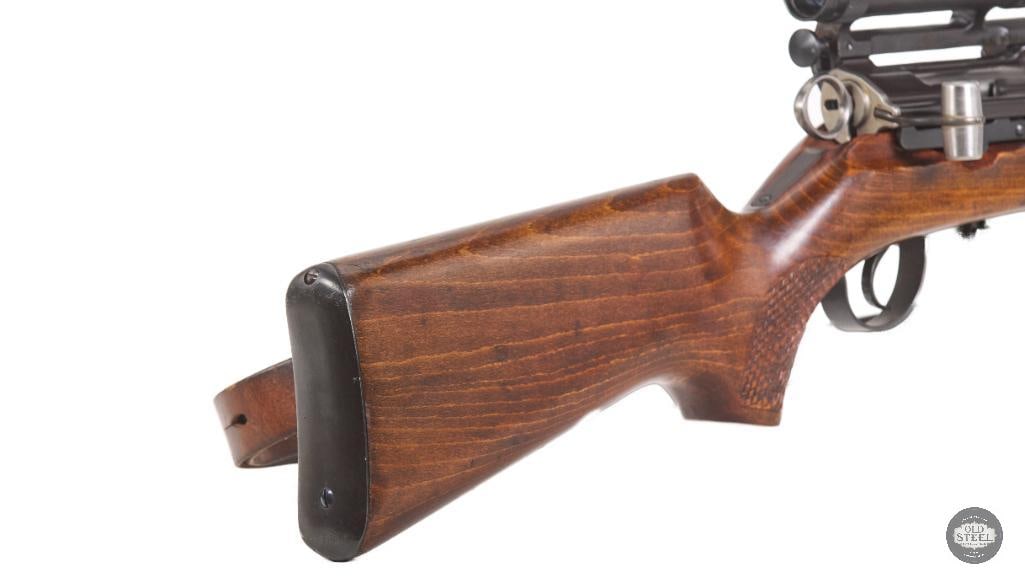 Swiss ZFK 55 Sniper Rifle 7.5x55mm Matching Scope, Scope Case, Magazine & Bipod - 7