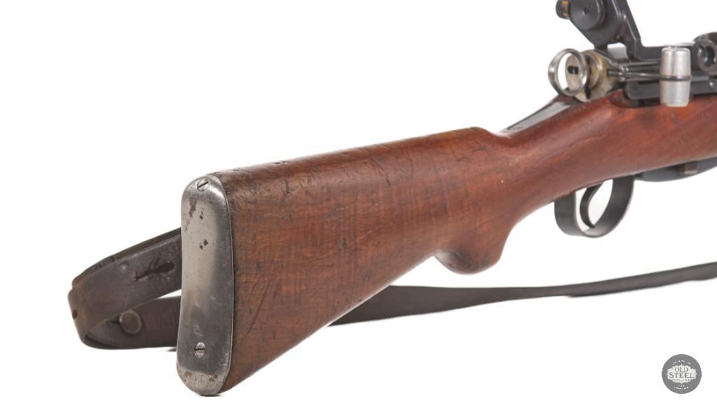 Swiss K31 Rifle 7.5x55mm Matching Numbers with Diopter Sights & Matching Bayonet W/ Nametag - 6