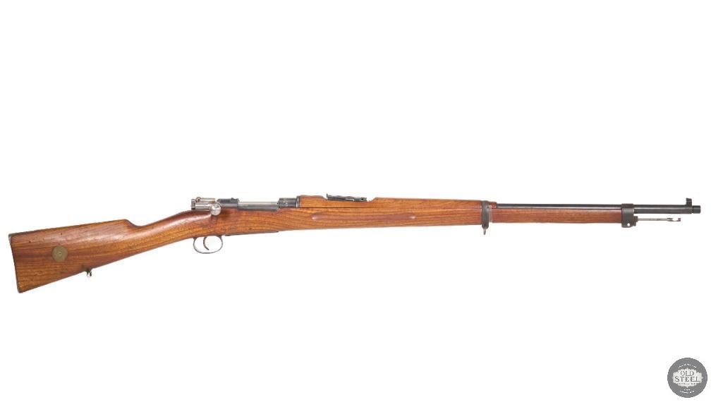 Carl Gustafs M96 6.5x55 Swedish Mauser Rifle, Matching Numbers, 29" Barrel: This highly desirable Carl Gustafs M96 Mauser rifle is chambered in 6.5x55 Swedish and features the classic 29-inch barrel configuration. The rifle has a threaded muzzle fitted with a thread