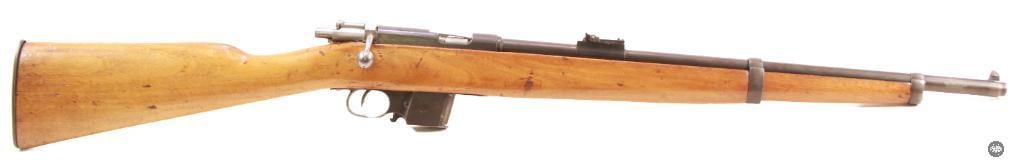 Destroyer Carbine 9x23mm Largo, 21" Barrel: This desirable Destroyer Carbine is chambered in 9x23mm Largo and presents in good overall condition. The rifle features a 21-inch barrel with crisp rifling and a reflective bore, while the wood and m