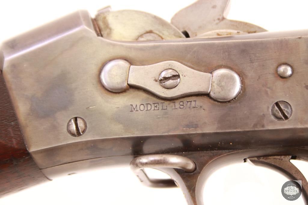 Springfield Model 1871 U.S. Army Rolling Block Rifle .50-70, 35" Barrel - 12