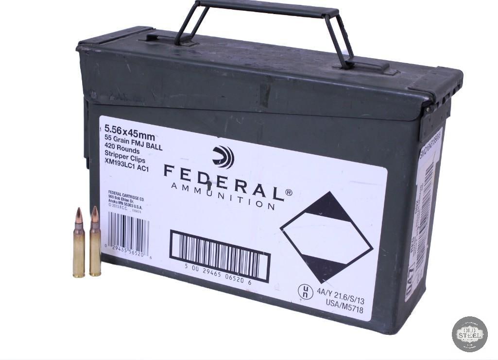 15.5 LBS ammo can of loose 5.56 NATO ammunition - 2