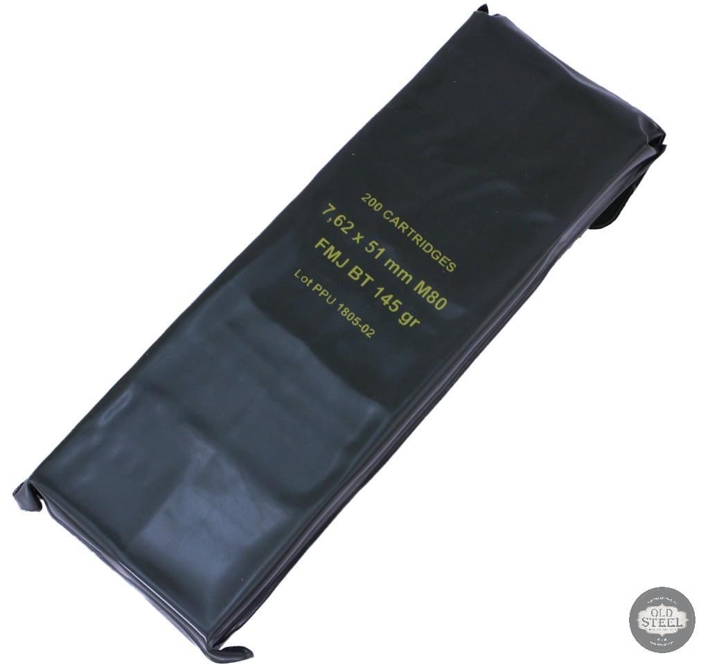 200 round battle pack of 7.62x51 NATO, M80, 145 grain: One lot of 200 round battle pack of 7.62x51 NATO, M80, 145 grain THIS ITEM IS AS PICTURED WITH NO FURTHER ATTACHMENTS. ALL SALES ARE FINAL. PLEASE REFER TO THE AUCTION DESCRIPTION, LOT