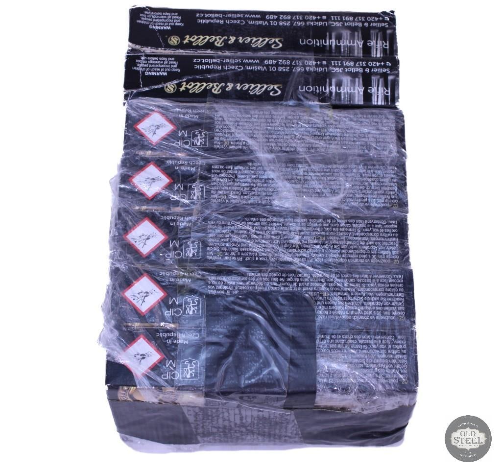 140 rounds of Sellier and Bellot 7x57, 140 grain: One lot of 140 rounds of Sellier and Bellot 7x57, 140 grain THIS ITEM IS AS PICTURED WITH NO FURTHER ATTACHMENTS. ALL SALES ARE FINAL. PLEASE REFER TO