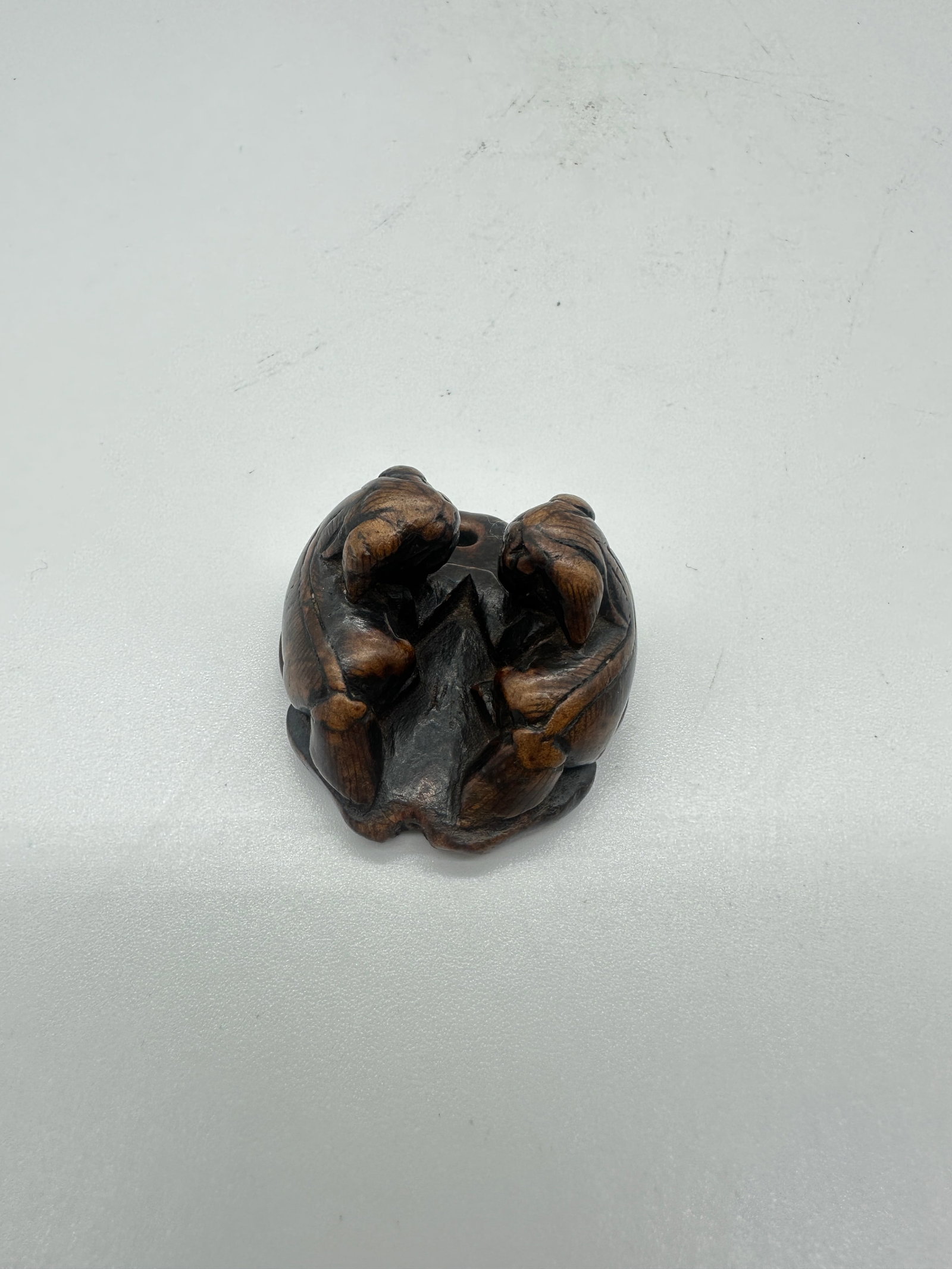 An Antique 18th Century Huangyang Wood Pendant: For further details, including additional photos or videos for this lot, please reach out to oceanofantique@gmail.com. Any condition statement provided is a courtesy and represents only an opinion, no