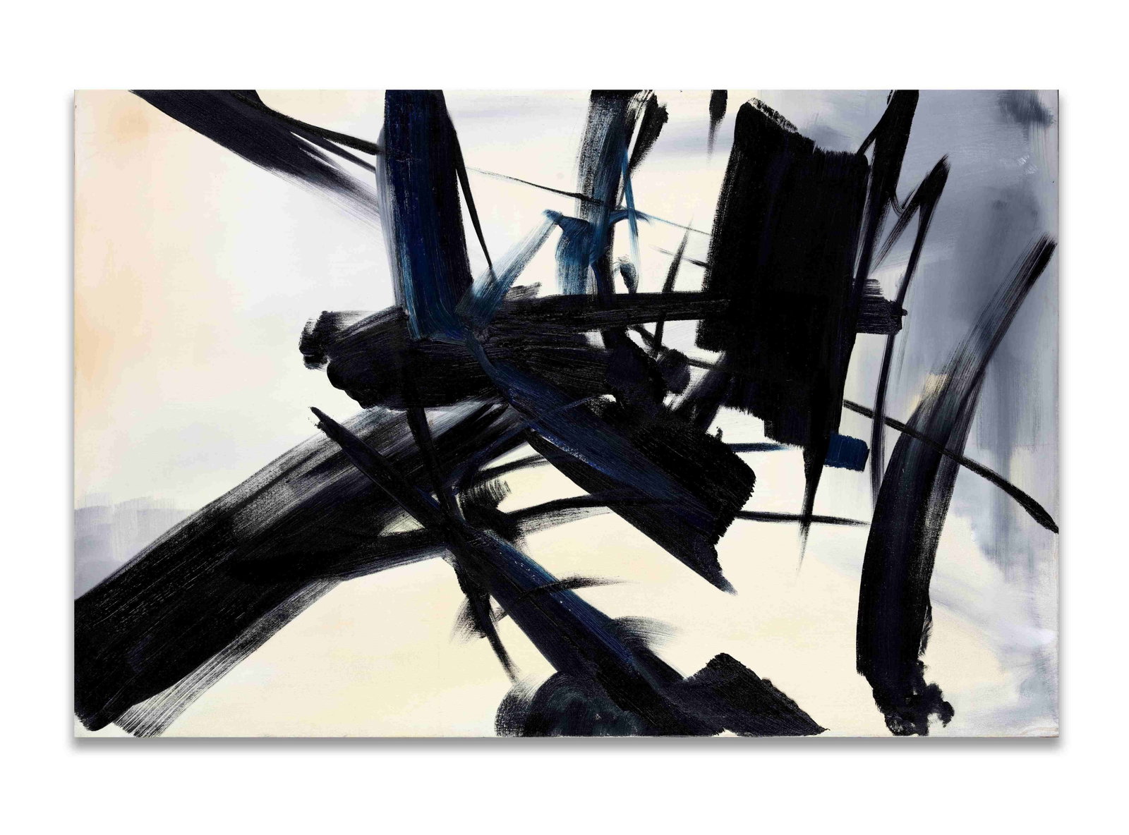 FRANZ KLINE (1910-1962), ATTRIBUTED TO, OIL ON CANVAS (1 of 2)
