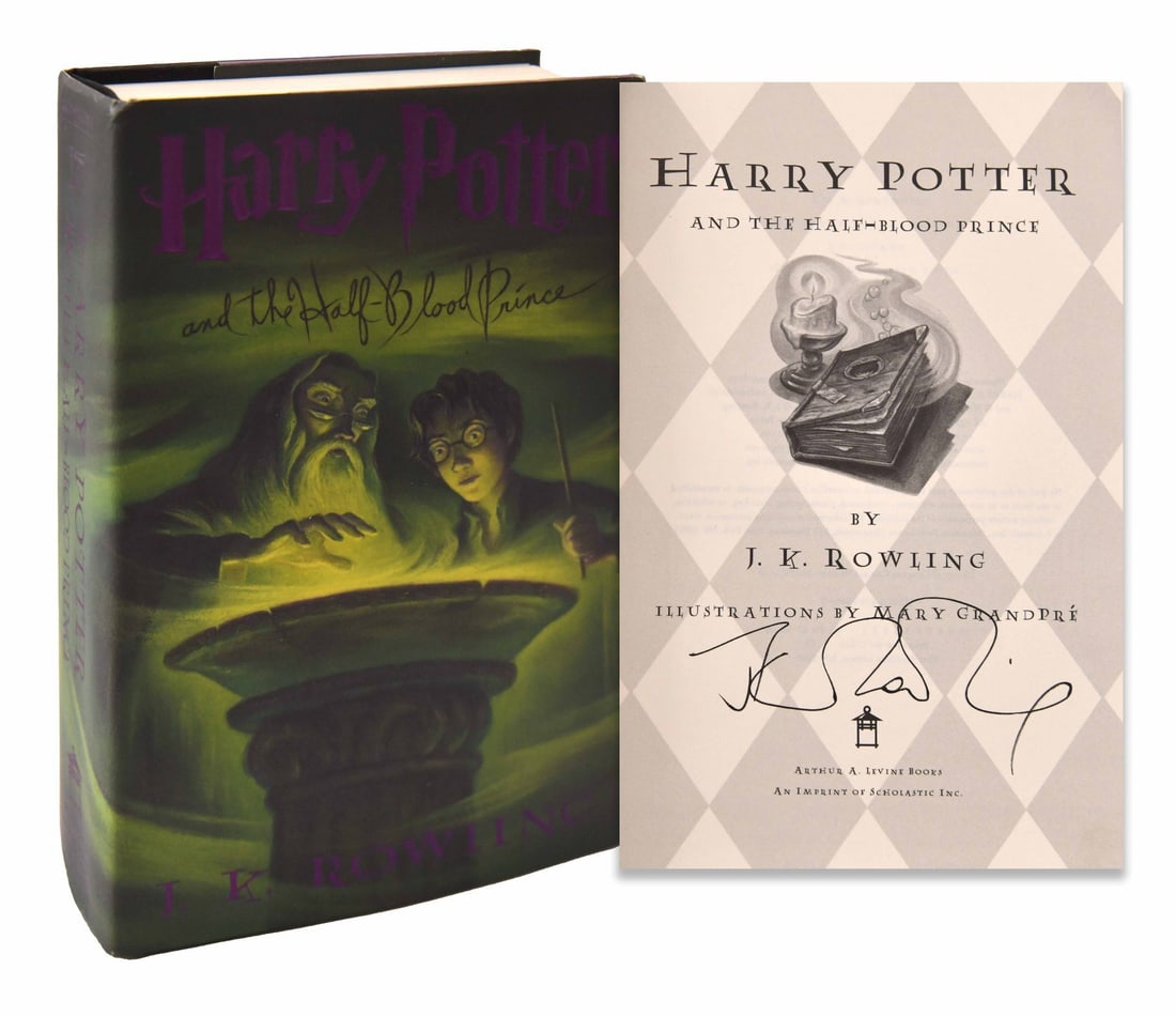 J. K. ROWLING (B. 1965), SIGNED HARRY POTTER AND THE HALF-BLOOD PRINCE: J. K. ROWLING (B. 1965), SIGNED HARRY POTTER AND THE HALF-BLOOD PRINCE Provenance and Authenticity: J. K. Rowling (b. 1965), Signed Harry Potter and the Half-Blood Prince is presented as a signed