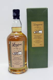LONGROW 14 ans: 1 bouteille de Springbank Longrow 14 ans Heavily Peated Campbeltown Single Malt Scotch Whisky