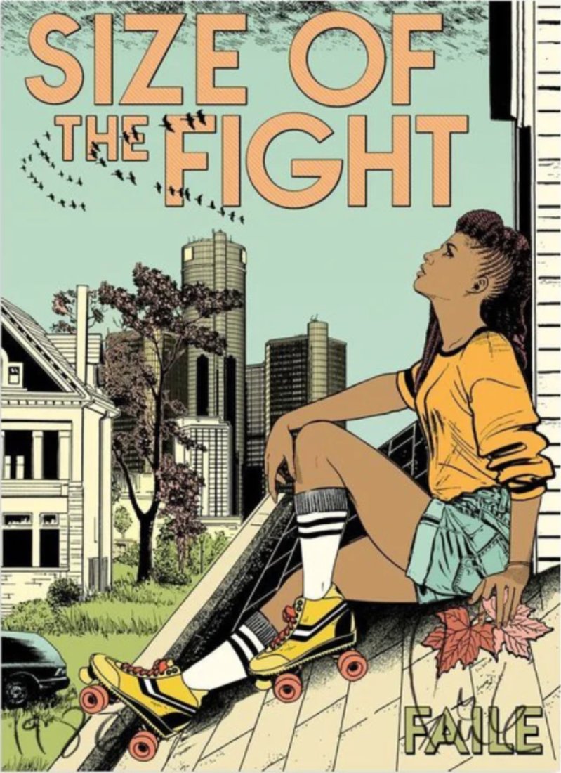 FAILE: Size of the Fight, 2017: FAILESize of the Fight, 2017limited edition of unknown sizeHand-signed by FAILE33 9/10 Ã— 24 4/5 in86 Ã— 63 cmUnframedProvenance: Bedford Art Gallery Brooklyn, New York