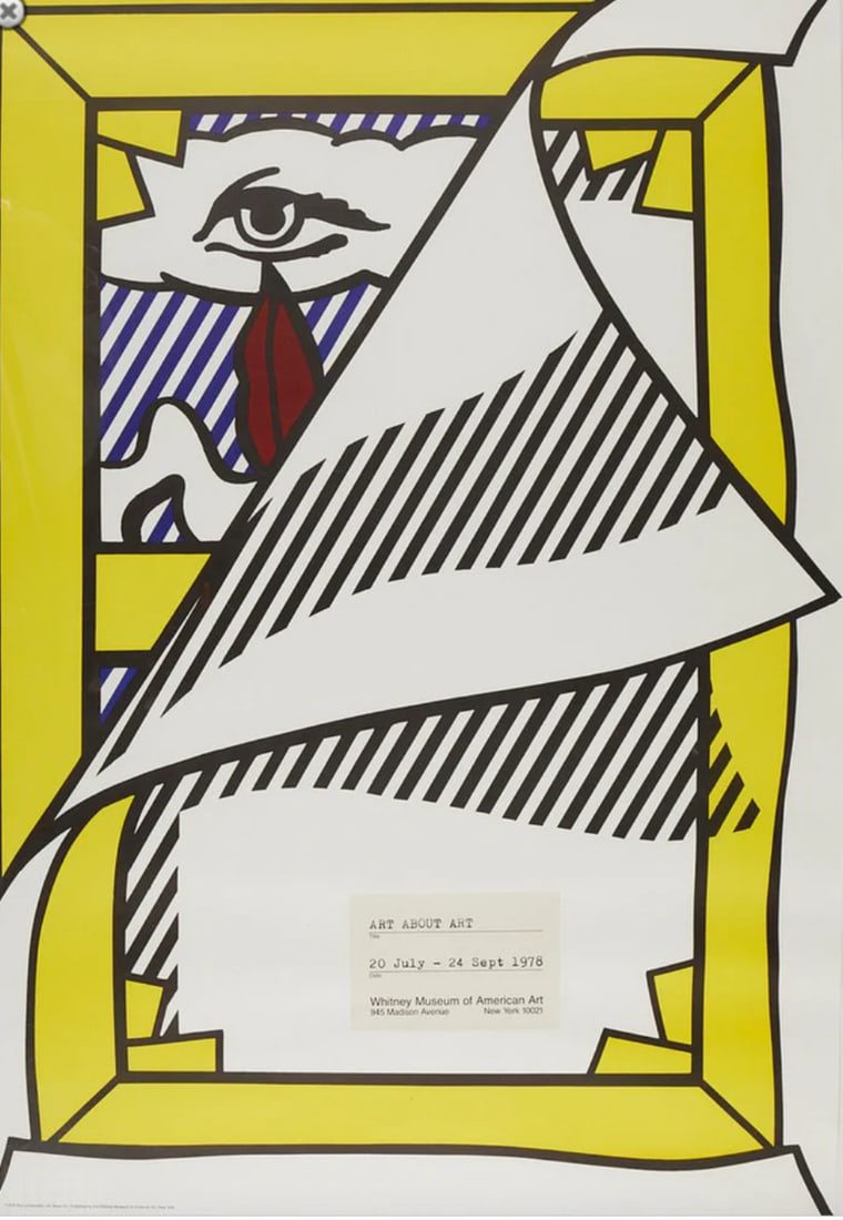 Roy Lichtenstein: About Art Whitney Museum of American Art poster, 1978 (1 of 5)