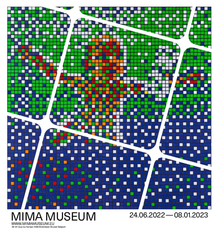 Invader Rubikcubist' by Invader, 2022 (1 of 1)