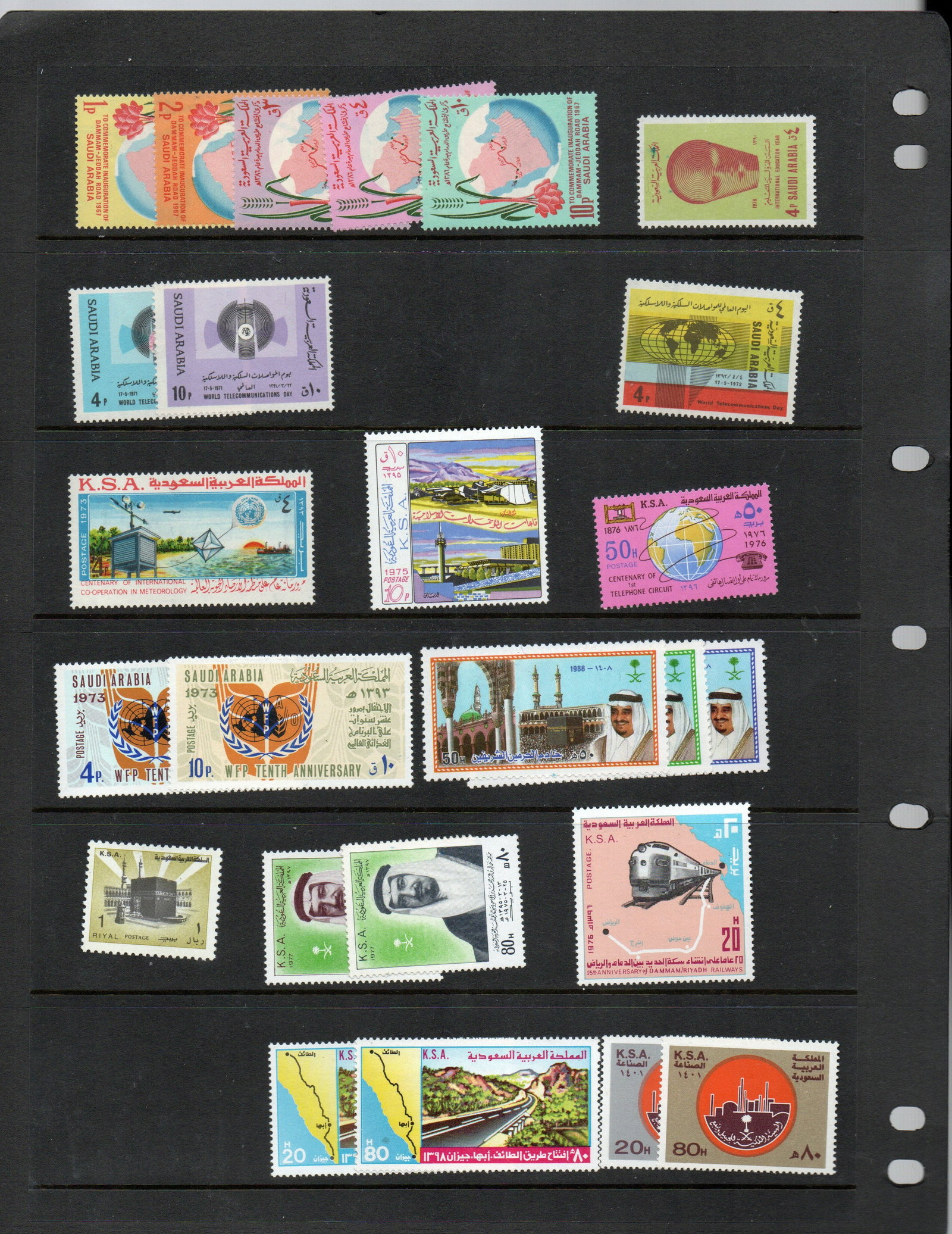 Stamps, Saudi, Arabia, Collection of MNH stamps , with high catalogue value more than ?600.00: Saudi, Arabia, Collection of MNH stamps , with high catalogue value more than ?600.00