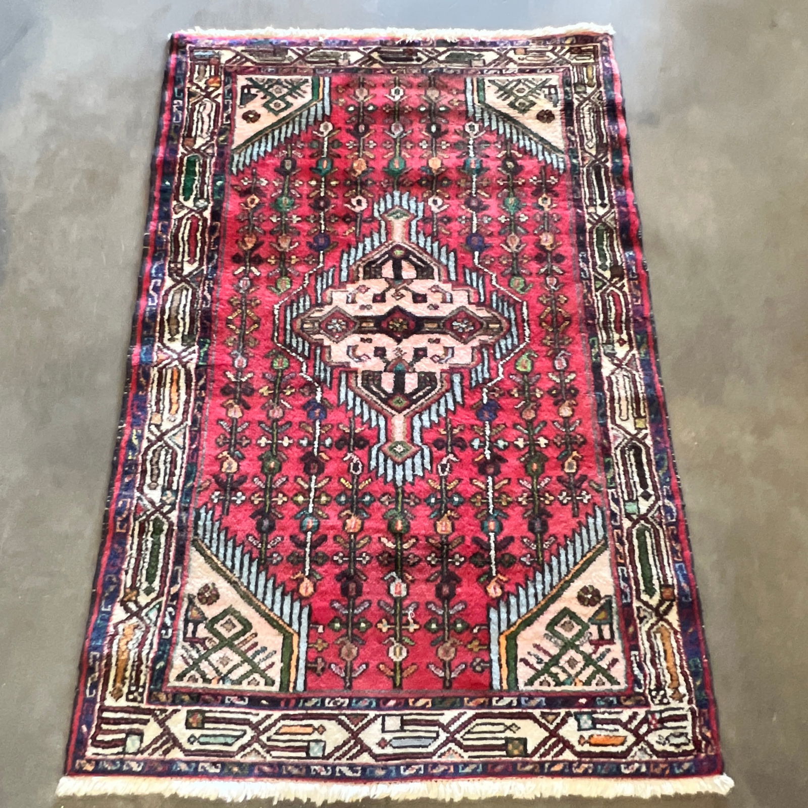 HAMADAN WOOL RUG (1 of 6)