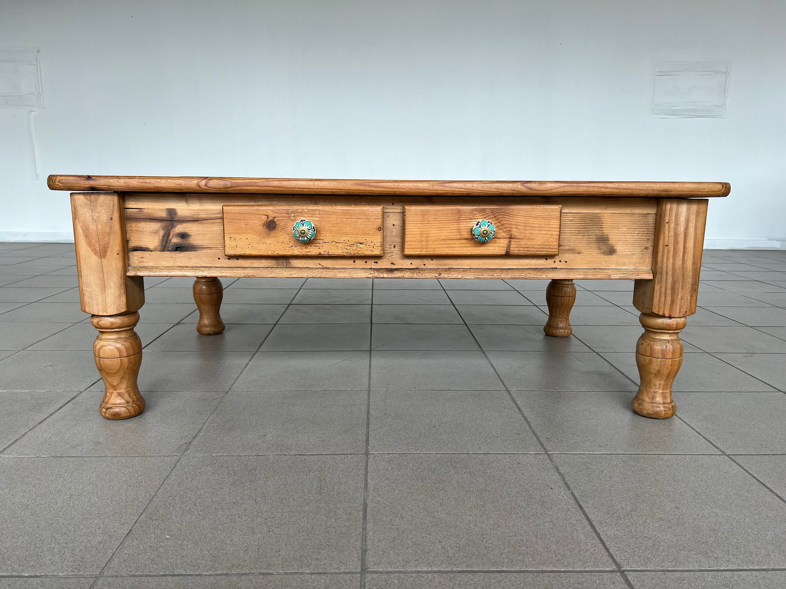 ANTIQUE FRENCH PINE COFFEE TABLE (1 of 13)