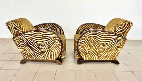 (2) FRENCH ART DECO ARMCHAIRS (1 of 10)
