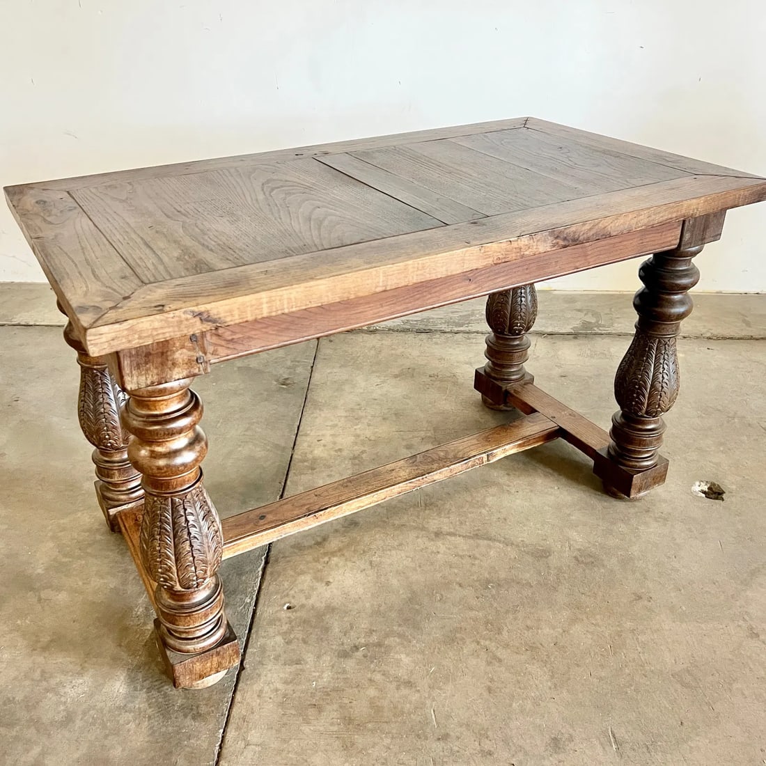 ANTIQUE FRENCH HAND CARVED SWISS TABLE (1 of 13)
