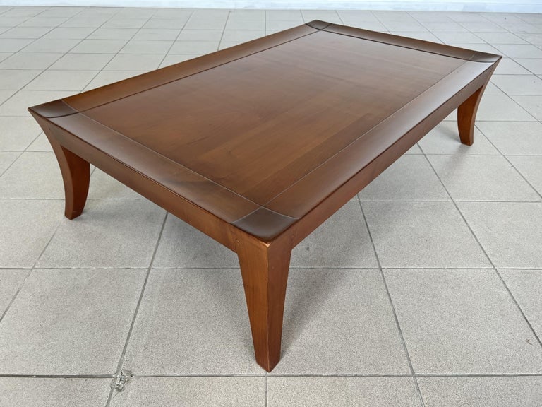 ROCHE BOBOIS WOOD BENGALE COFFEE TABLE, STAMPED (1 of 11)