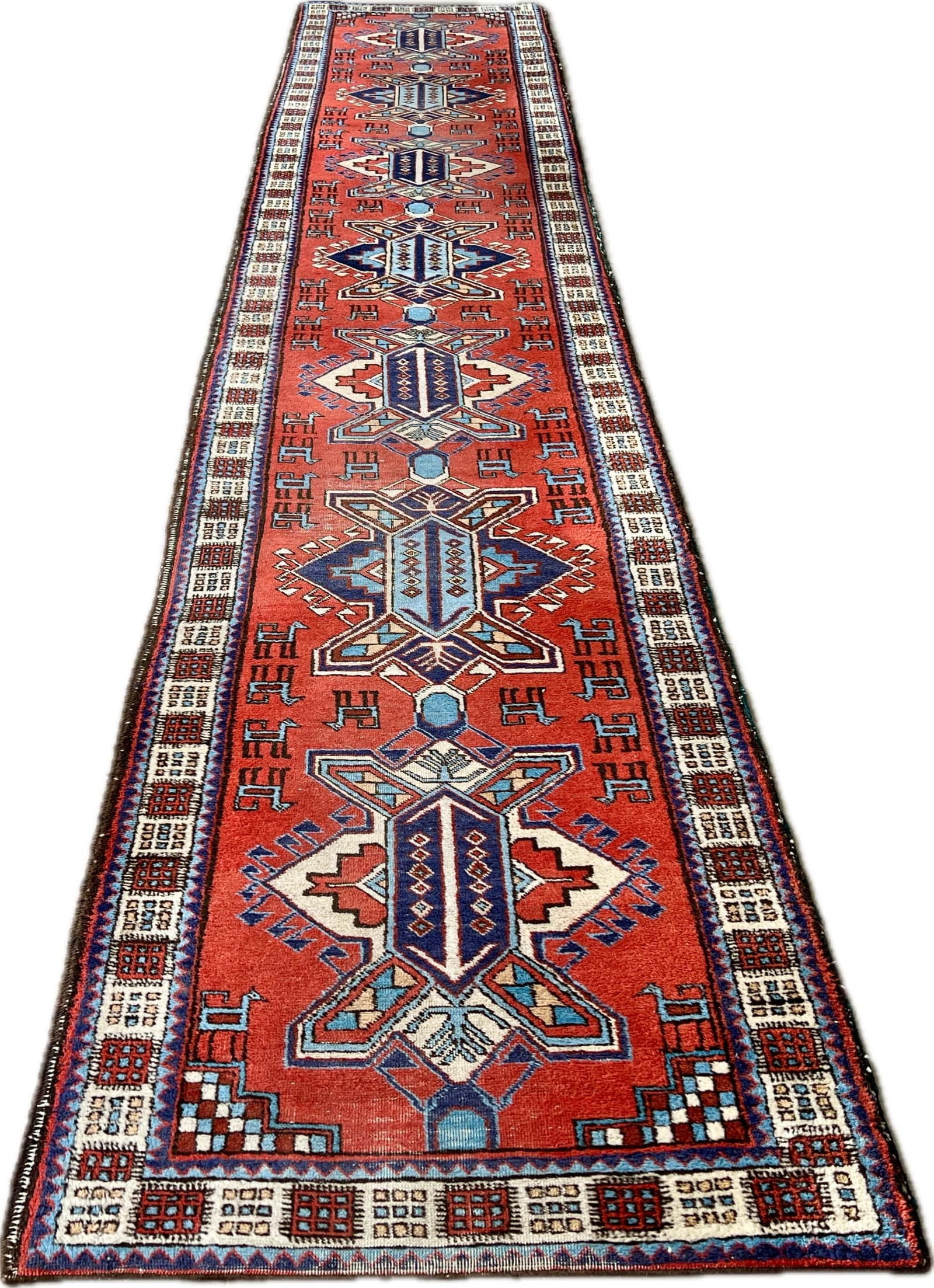 HAND-KNOTTED PERSIAN RUNNER RUG (1 of 9)
