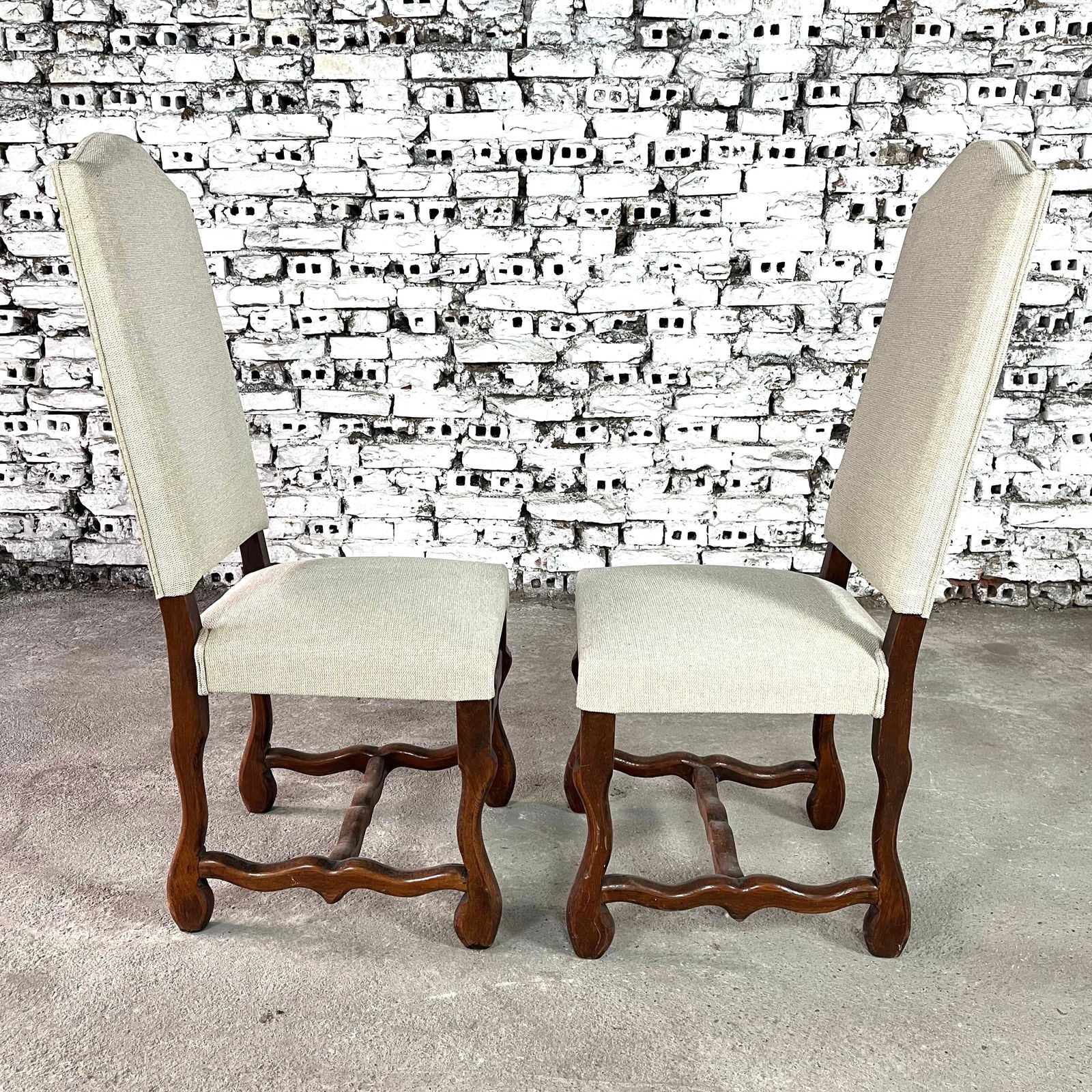 (2) LOUIS XIII STYLE DINING CHAIRS (1 of 6)