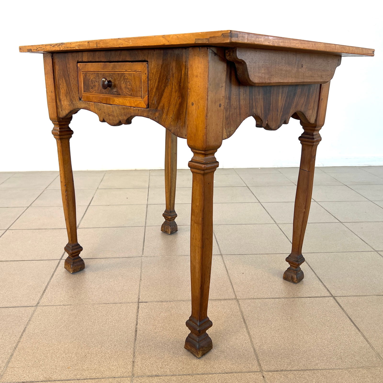 FRENCH WALNUT GAME TABLE (1 of 10)