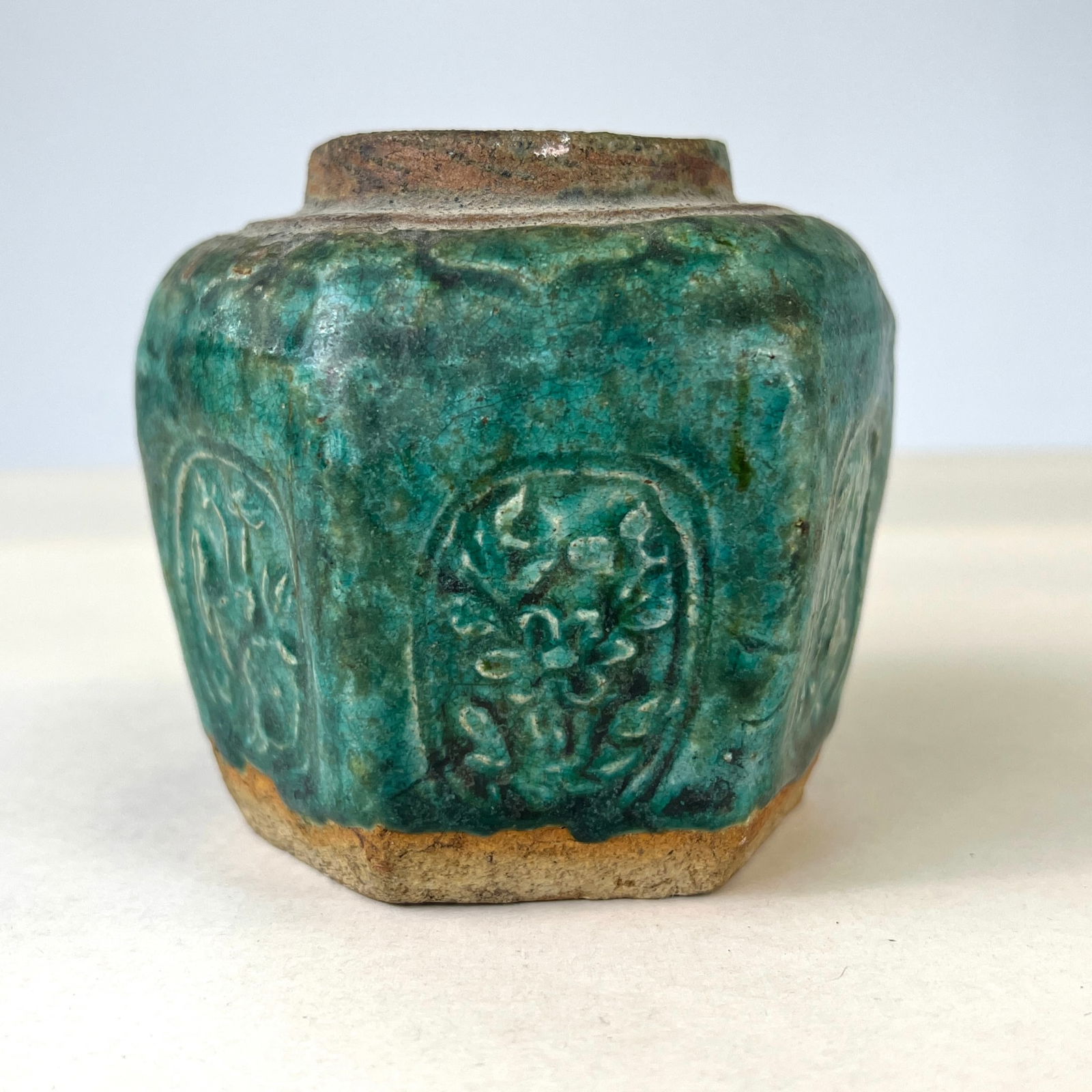 19C CHINESE HANDMADE GINGER JAR (1 of 7)