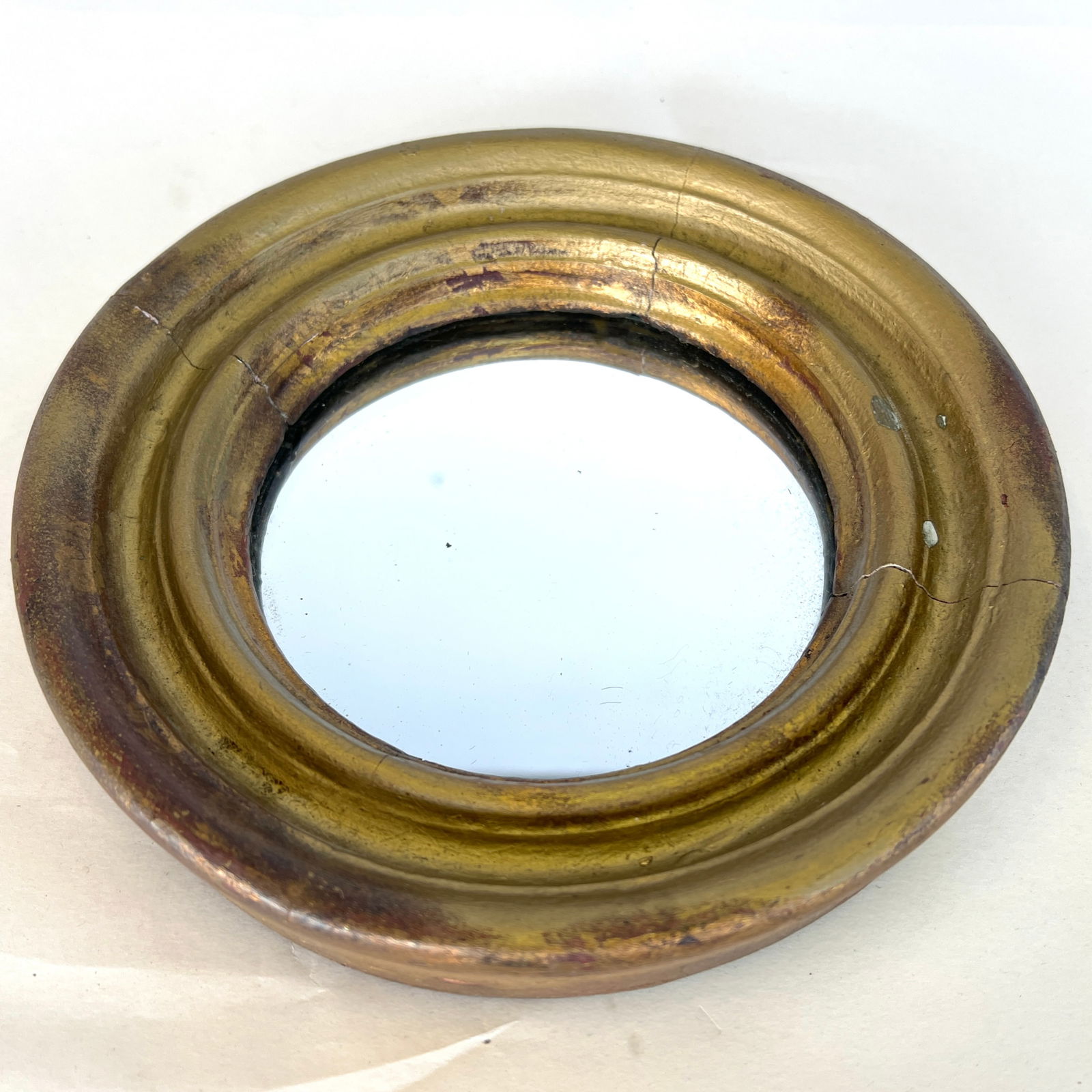 ANTIQUE ROUND MIRROR (1 of 6)