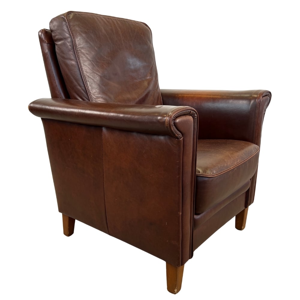 VINTAGE DUTCH LEATHER ARMCHAIR (1 of 11)