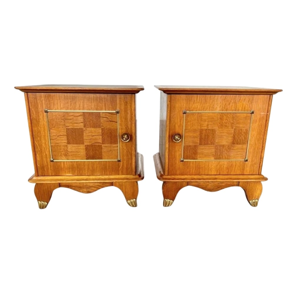 (2) FRENCH ART DECO NIGHTSTANDS (1 of 10)