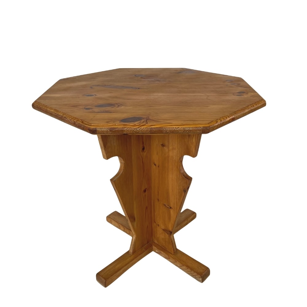RUSTIC PINE SIDE TABLE (1 of 9)
