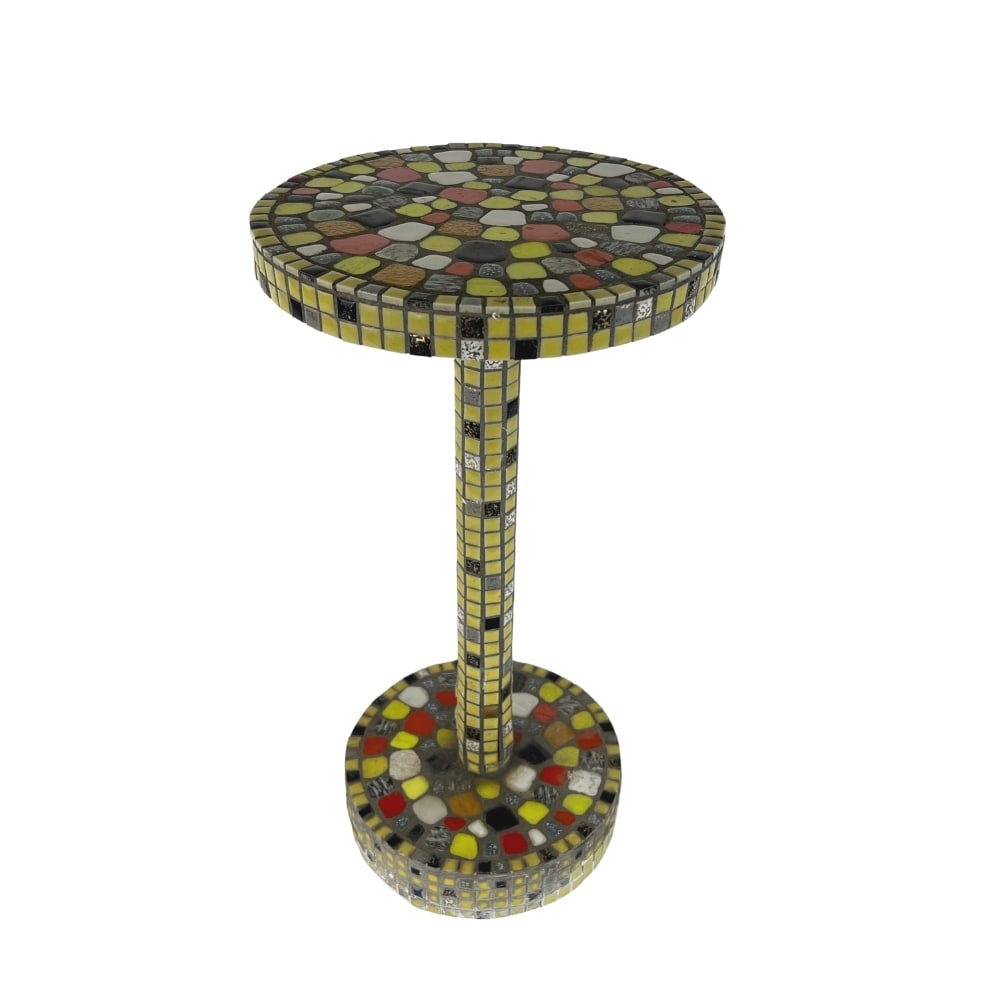 VINTAGE MOSAIC PLANT STAND (1 of 8)