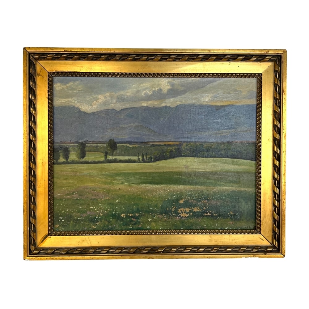 LANDSCAPE OIL ON CANVAS, SIGNED (1 of 8)