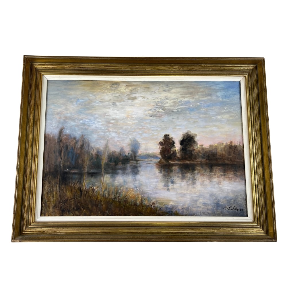 MAURICE SOLINAS OIL ON CANVAS, 1980 (1 of 7)