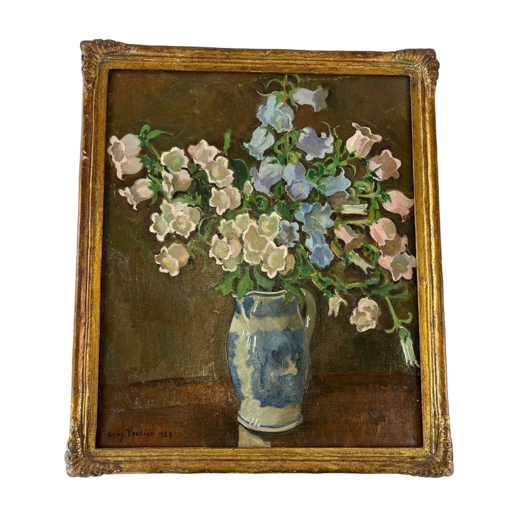 BENJAMIN VAUTIER STILL LIFE OIL ON CANVAS, 1928 (1 of 8)