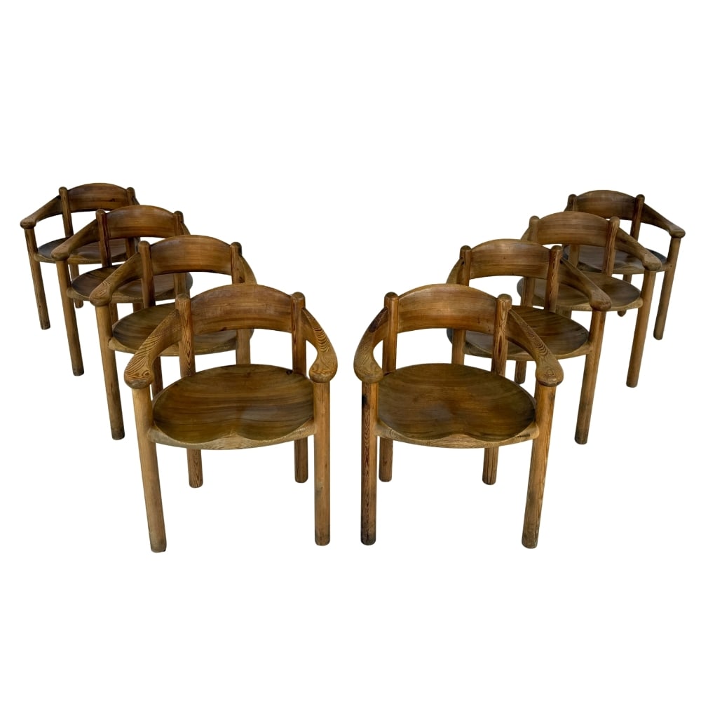 (8) DINING CHAIRS BY RAINER DAUMILLER, 1970s (1 of 14)