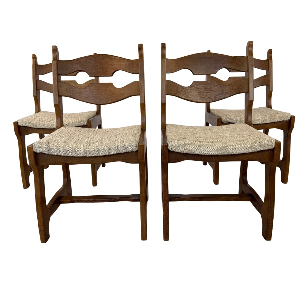 (4) BRUTALIST RAZOR BLADE DINING CHAIRS (1 of 13)