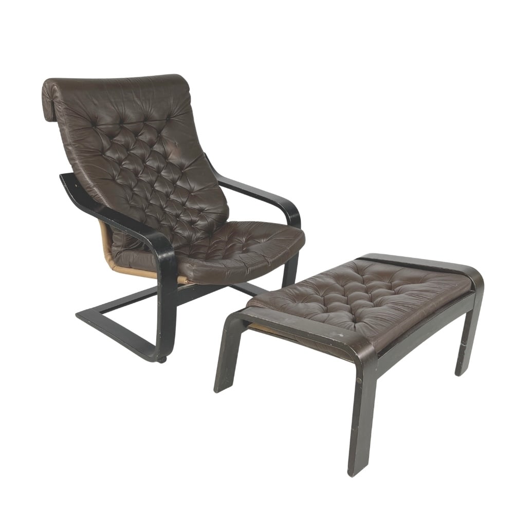 ARMCHAIR AND OTTOMAN BY NOBORU NAKAMURA IKEA (1 of 16)