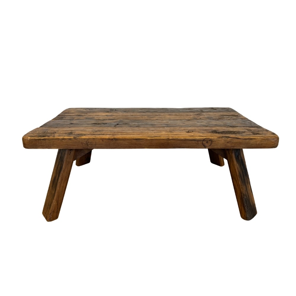 BRUTALIST OAK COFFEE TABLE (1 of 7)