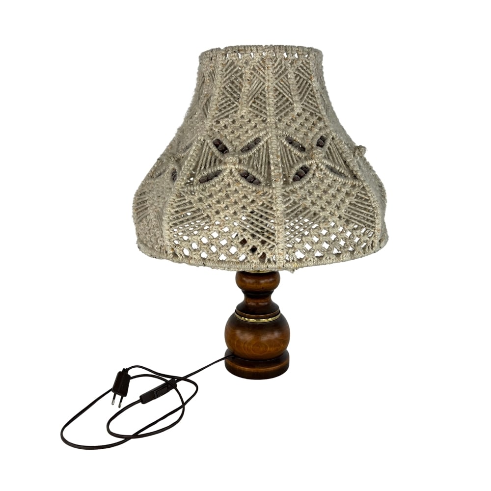 BOHEMIAN MACRAME TABLE LAMP (1 of 7)