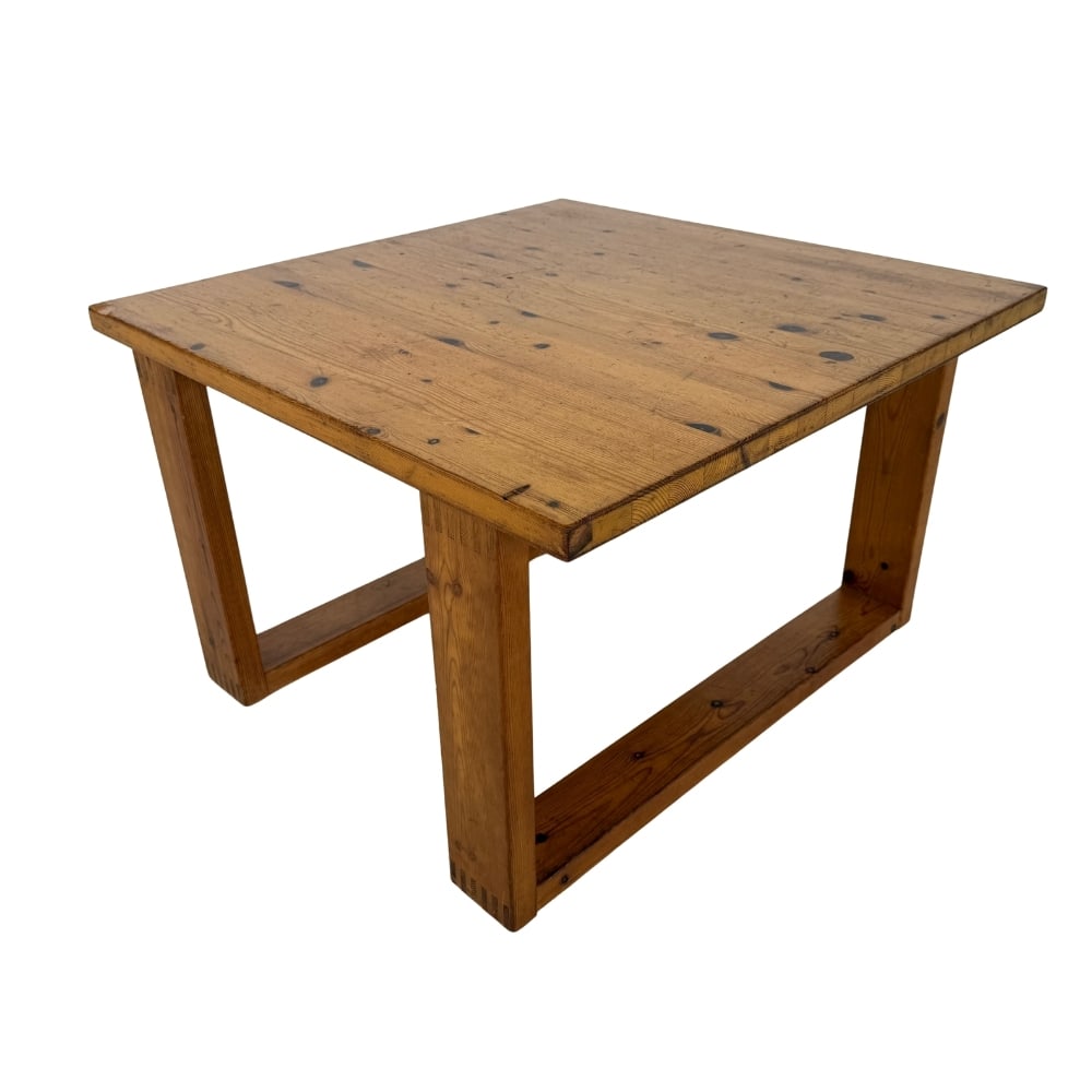 BRUTALIST SCANDINAVIAN PINE COFFEE TABLE (1 of 10)