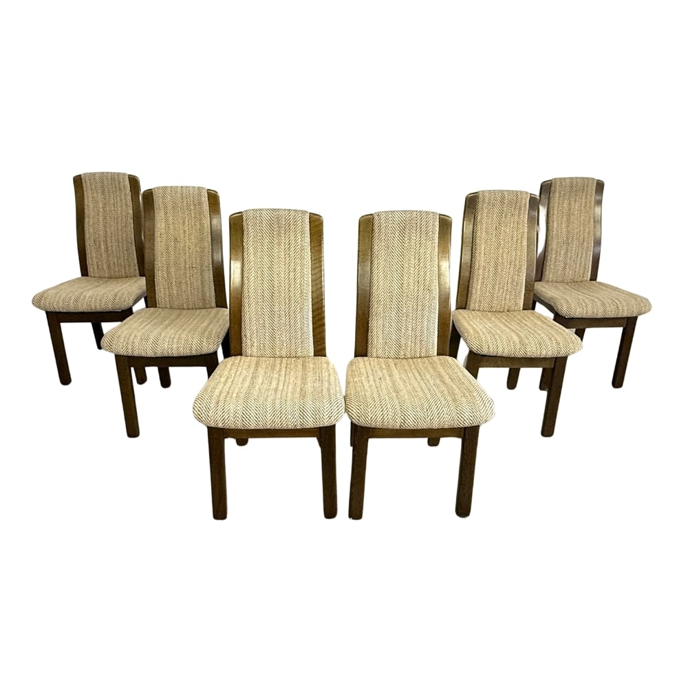 (6) FRENCH VINTAGE DINING CHAIRS 1970s (1 of 10)