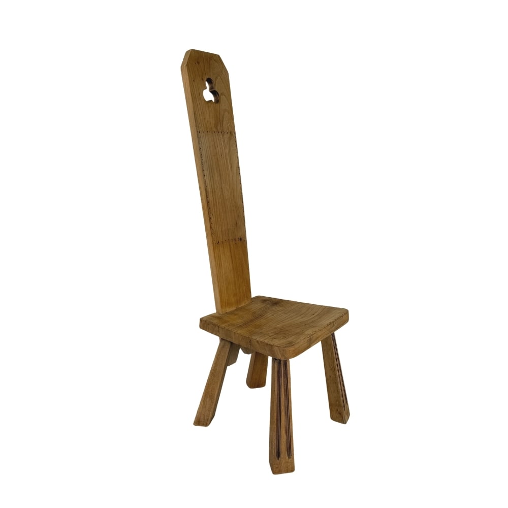 FRENCH BRUTALIST LOW STOOL (1 of 13)