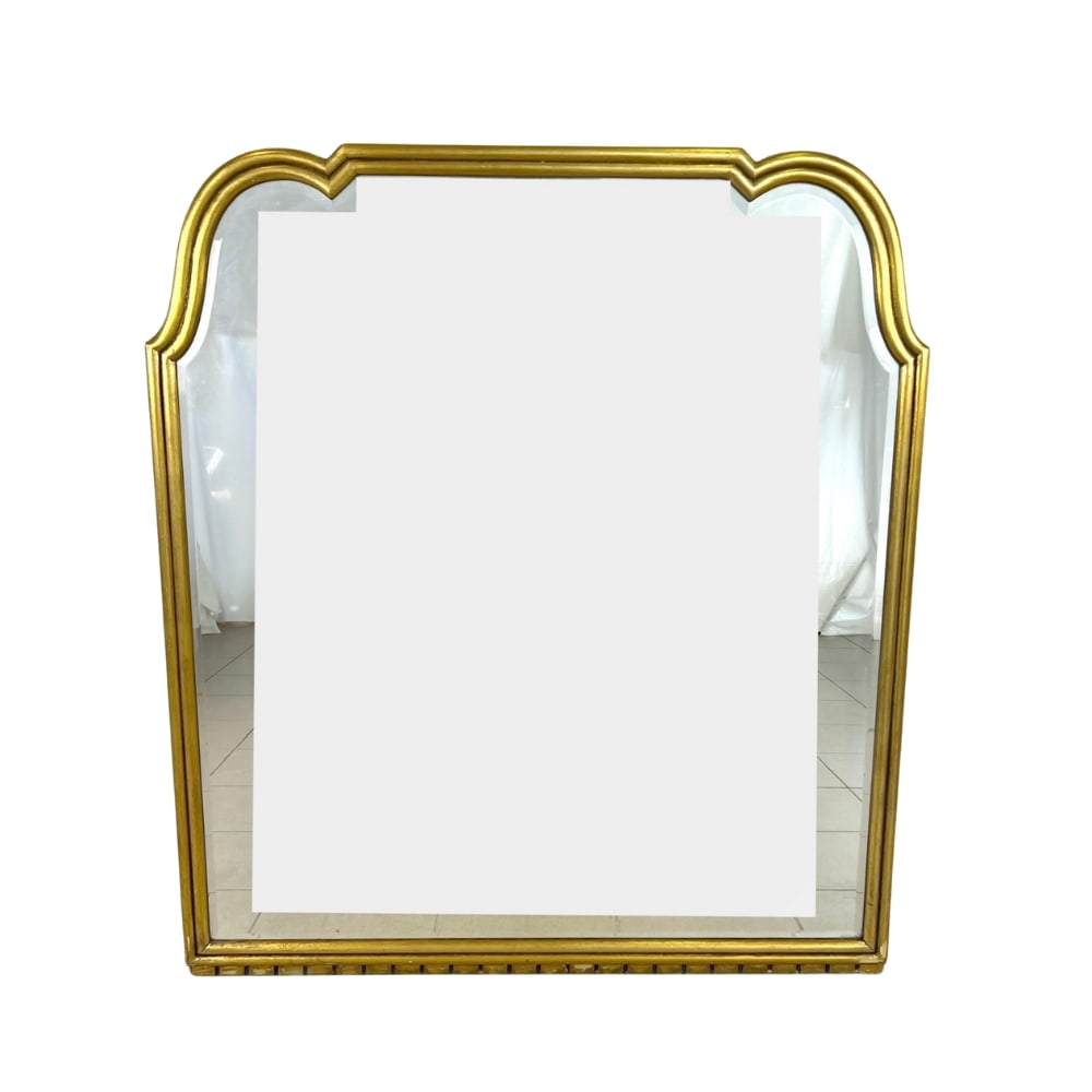 VINTAGE FRENCH GILT WOOD MIRROR (1 of 6)