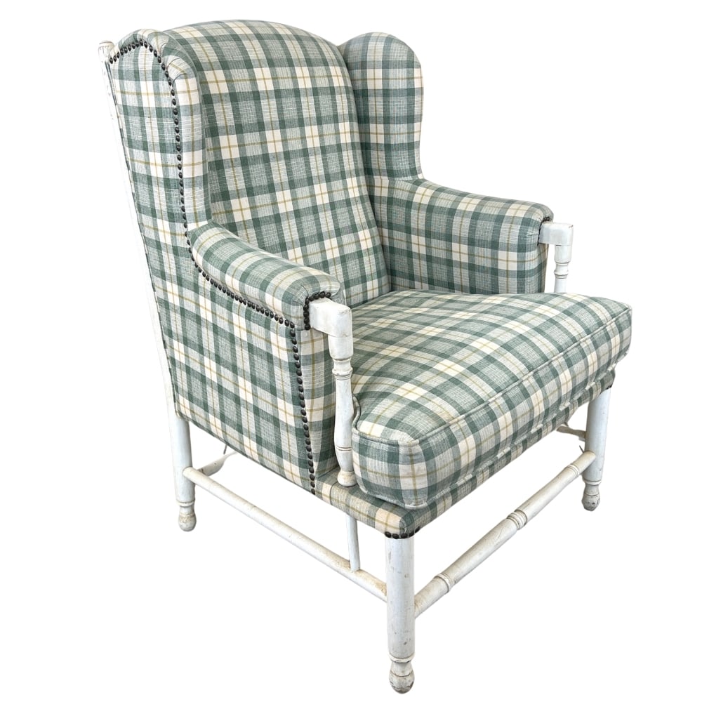 FRENCH WINGBACK ACCENT CHAIR (1 of 11)