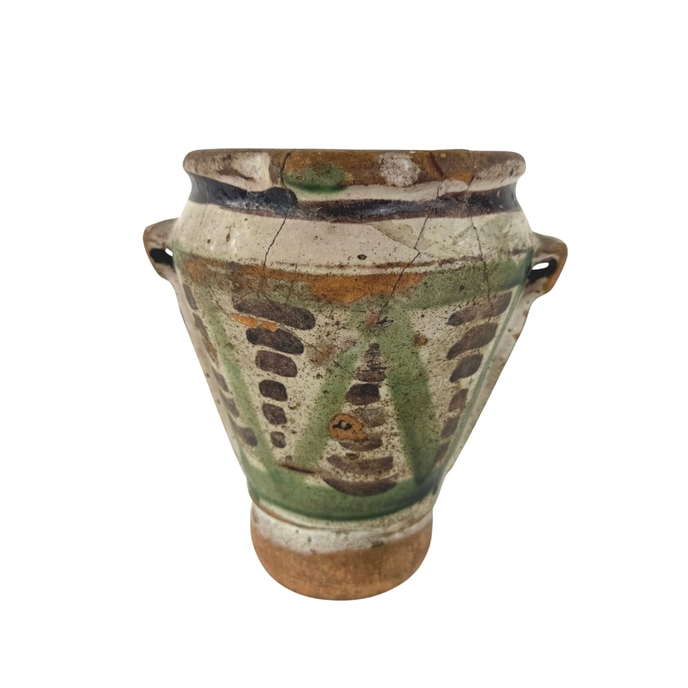 16c SPANISH CERAMIC MORTAR (1 of 7)